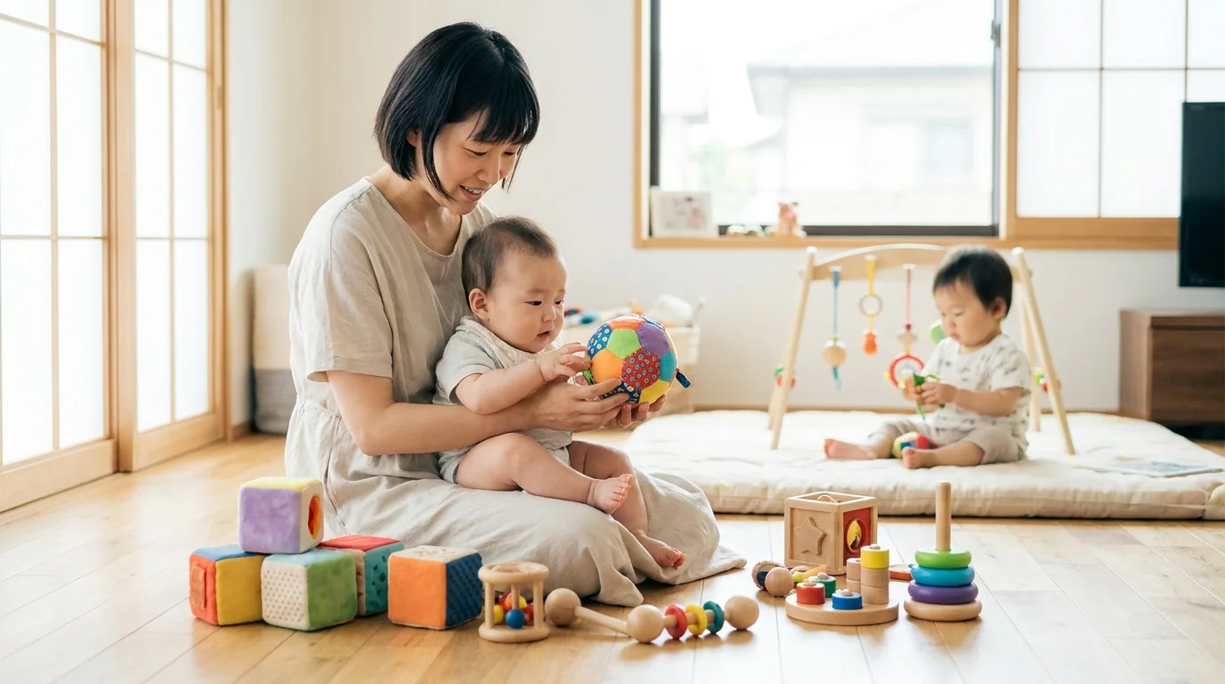 赤ちゃんの五感と成長を刺激する効果