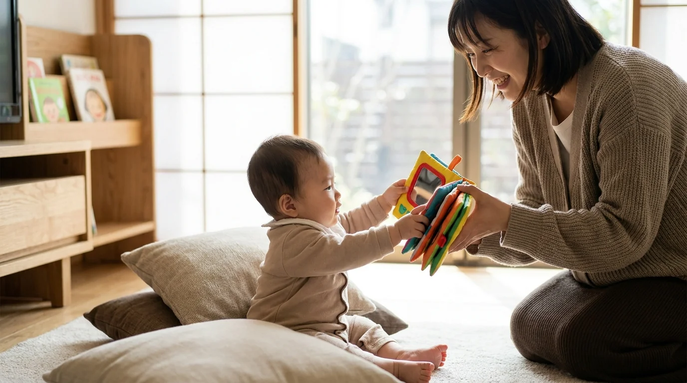 4〜7ヶ月|色・音・仕掛けに反応し始める時期