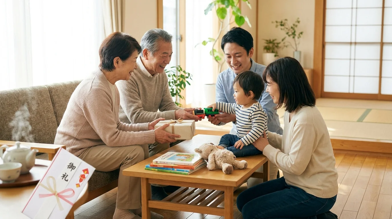 祖父母から贈る場合の相場