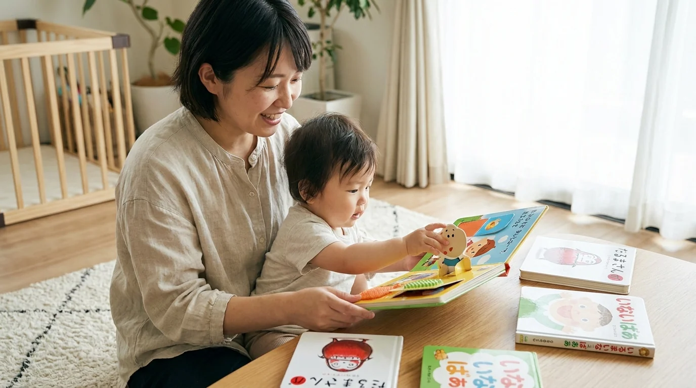 8〜12ヶ月|物語性と参加型絵本へステップアップ