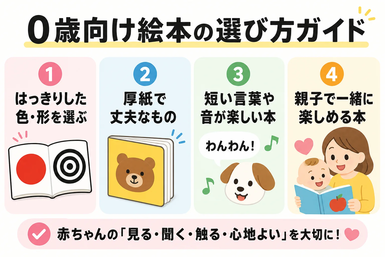 0歳向け絵本の選び方ガイド