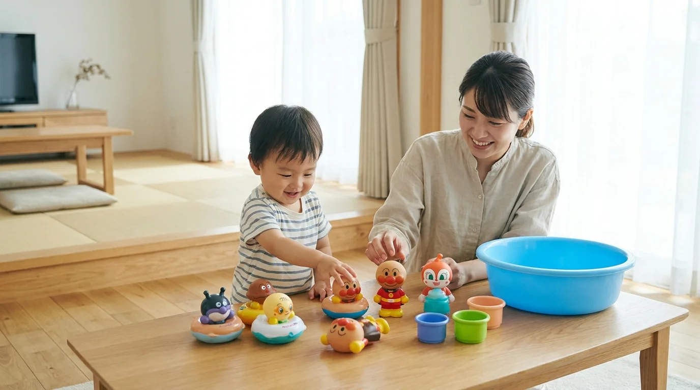 アンパンマンのお風呂おもちゃ人気シリーズ