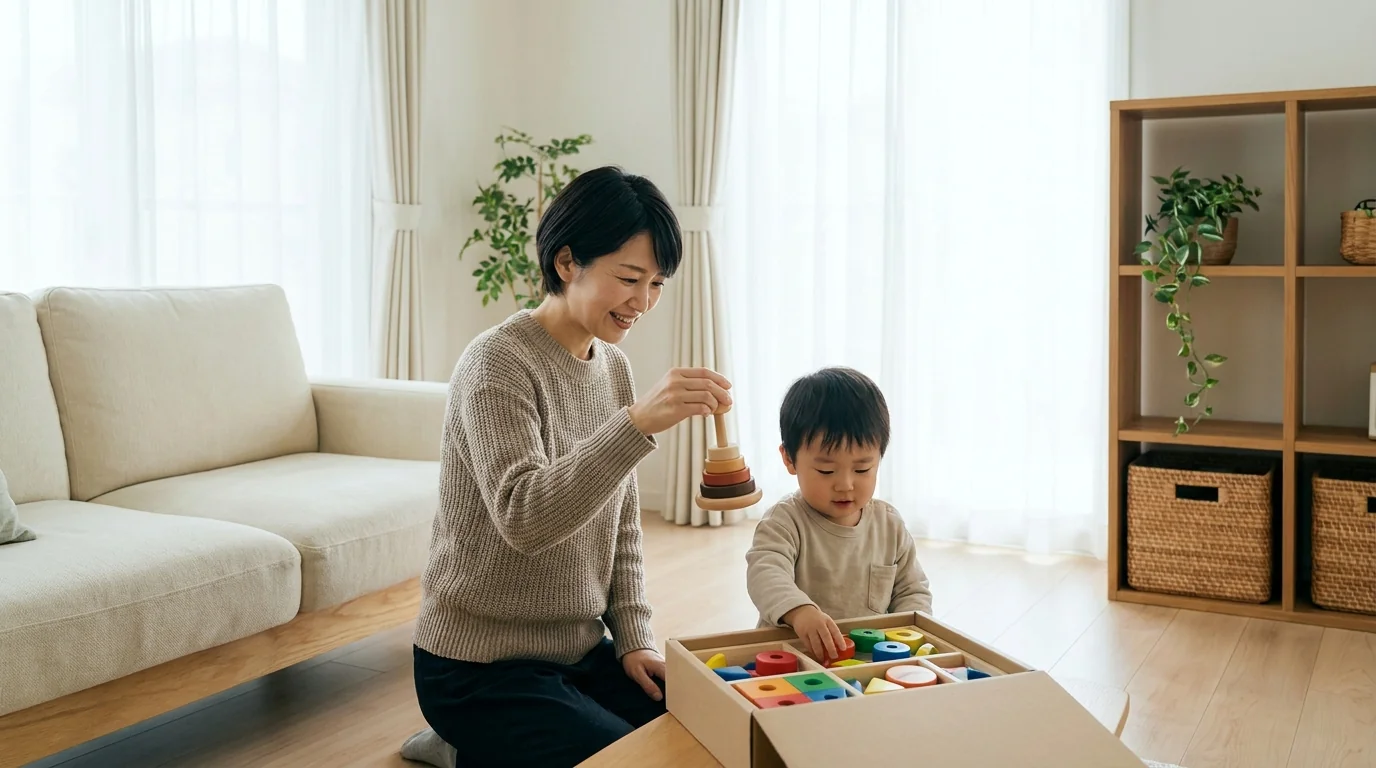 プロが年齢・発達に合わせておもちゃを選んでくれる