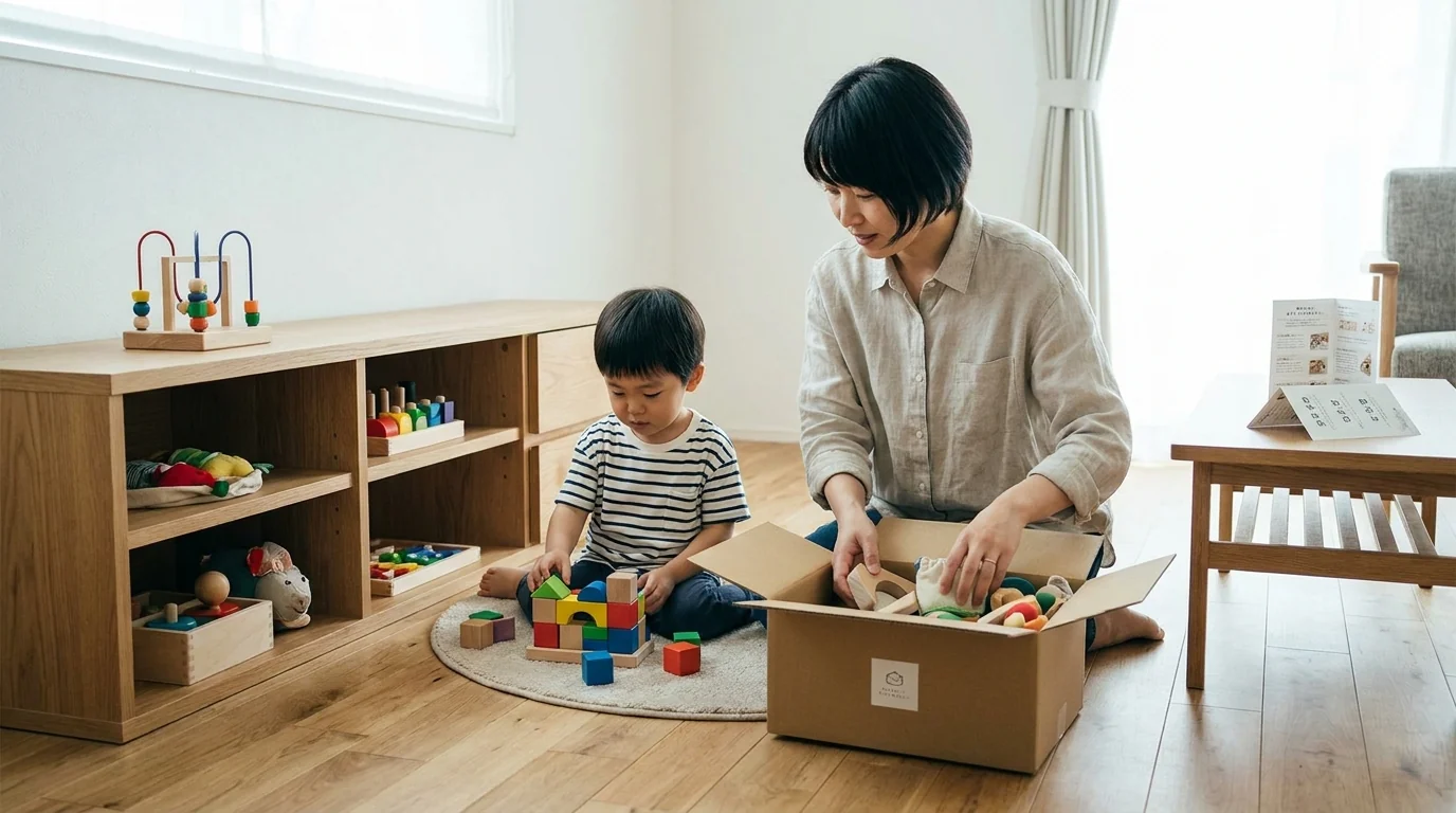 子どもの興味に合わせて入れ替えできる