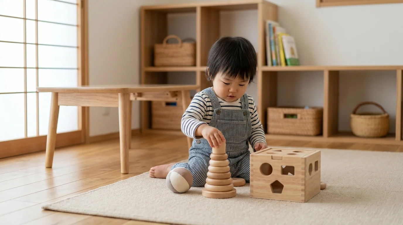 1歳に人気のモンテッソーリおもちゃ厳選紹介