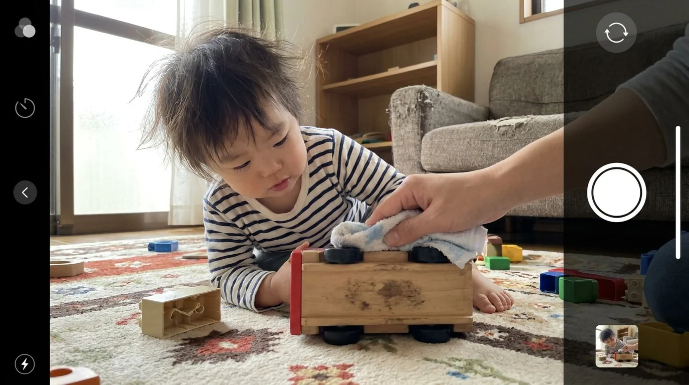 子どもがおもちゃを汚した・壊した時の対応