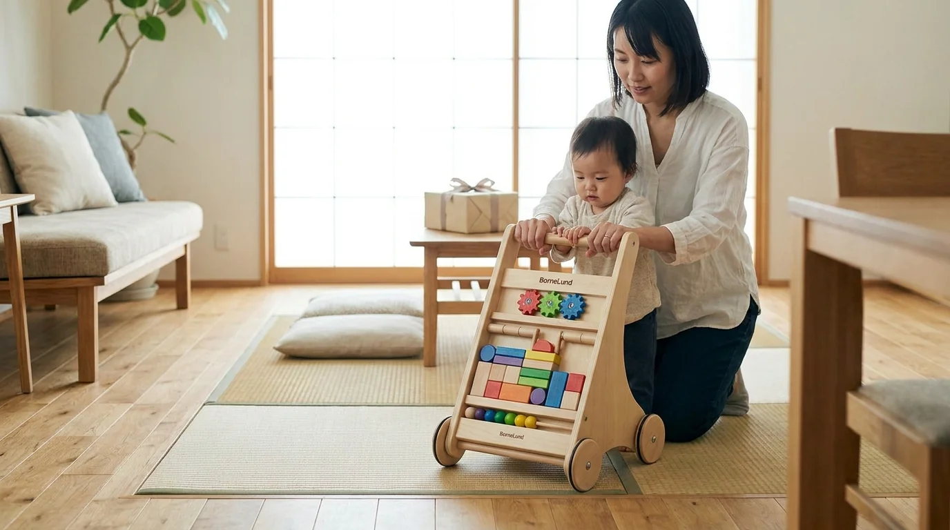 10,000円以上の特別なギフト: ボーネルンドの高級玩具 / ベビーウォーカー
