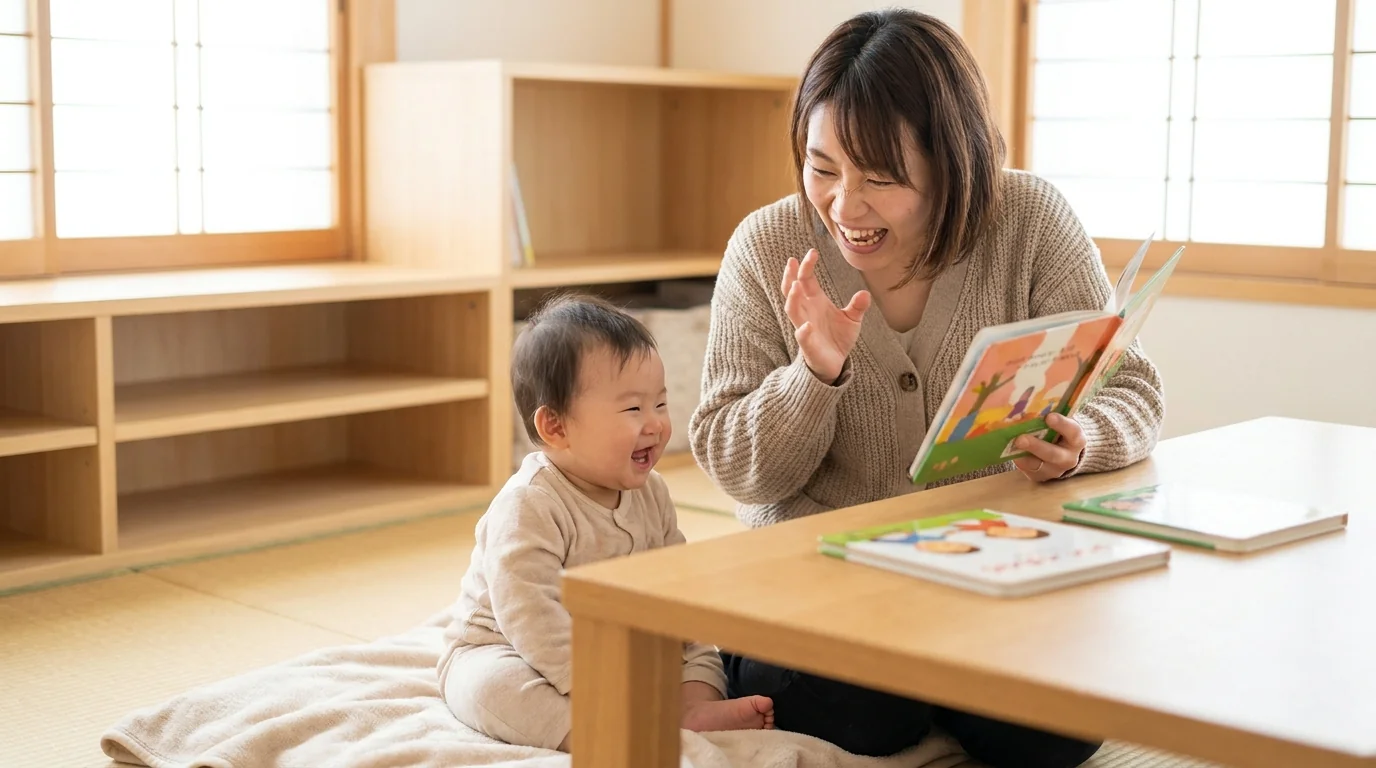 声のトーンやテンポを変えて表情豊かに読む