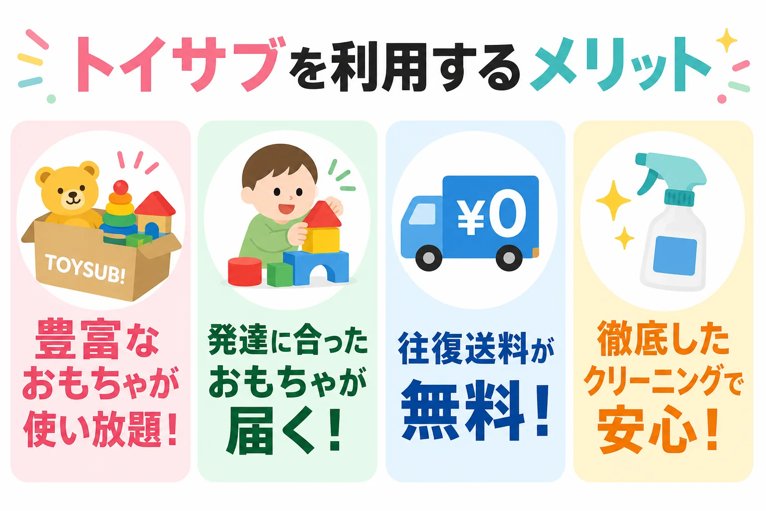 トイサブを利用するメリット