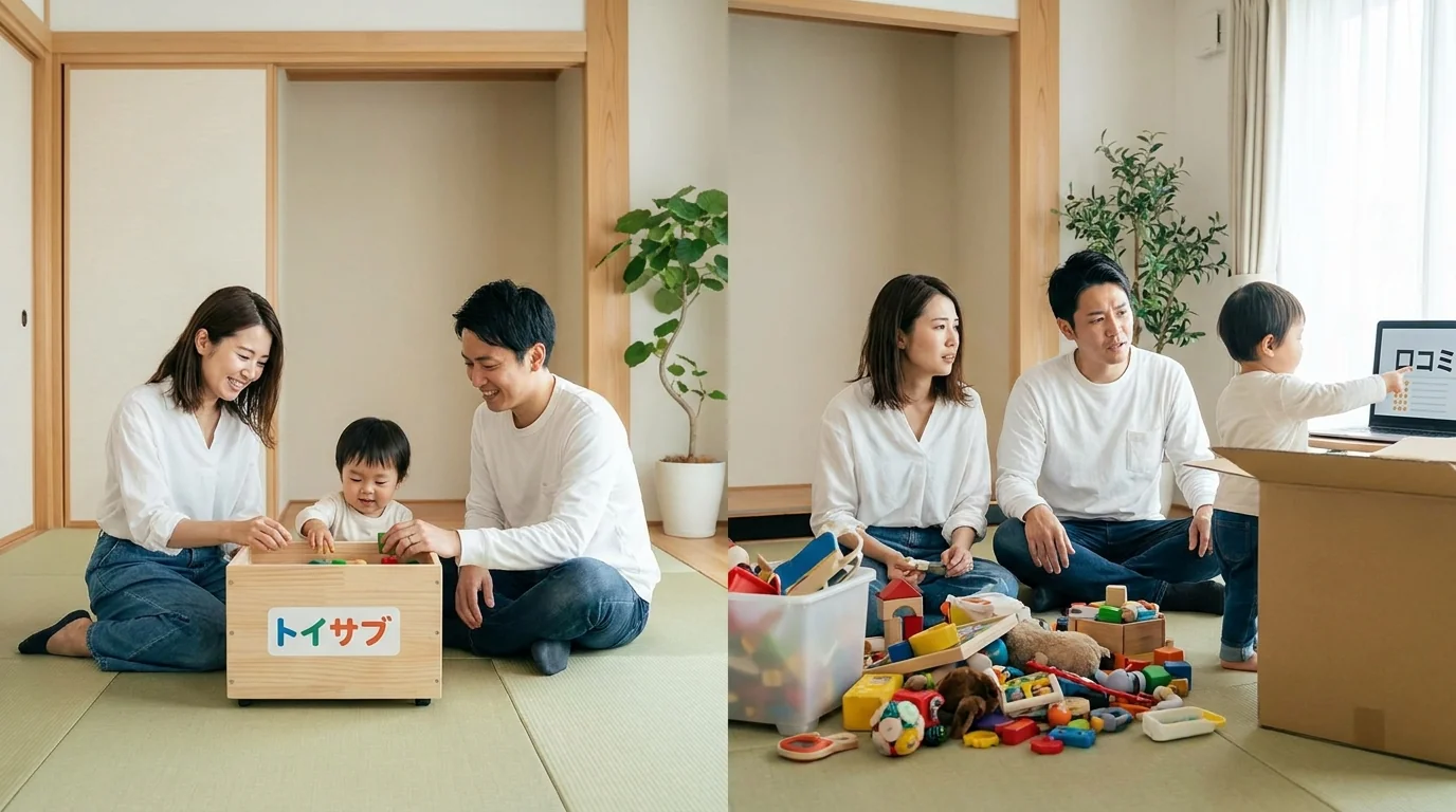 口コミからわかる|トイサブが向いている家庭・向かない家庭