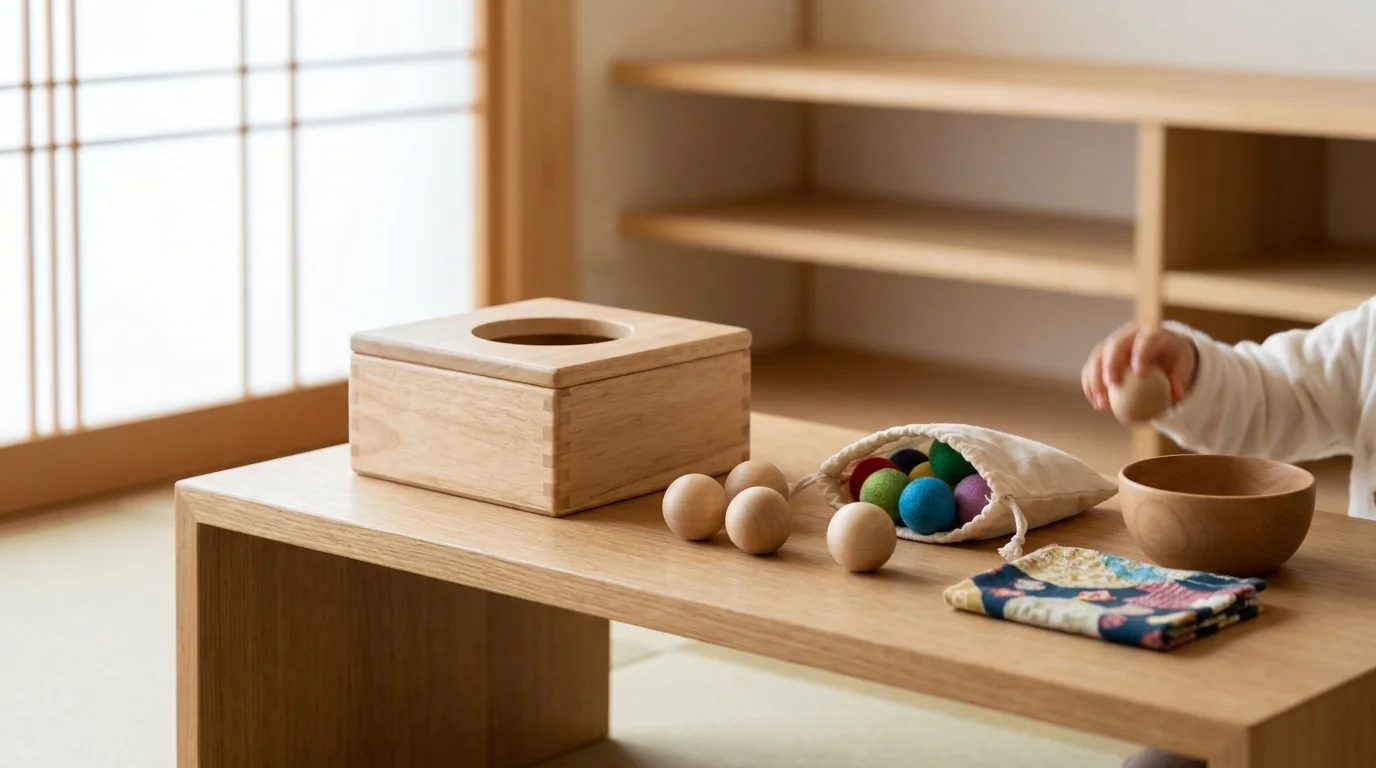 1歳前半向けの簡単な手作りアイデア: 落とす・入れる遊び / 材料と作り方