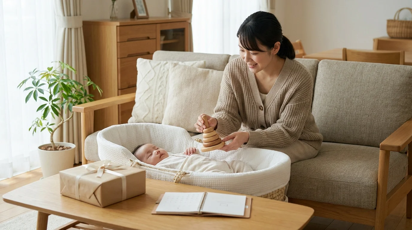 贈るベストなタイミング: 生後7日〜1ヶ月以内 / 遅れた場合の対応