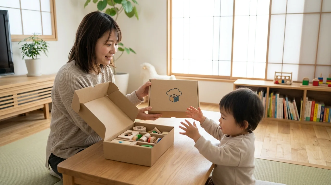 おもちゃを選ぶか任せるかで決める