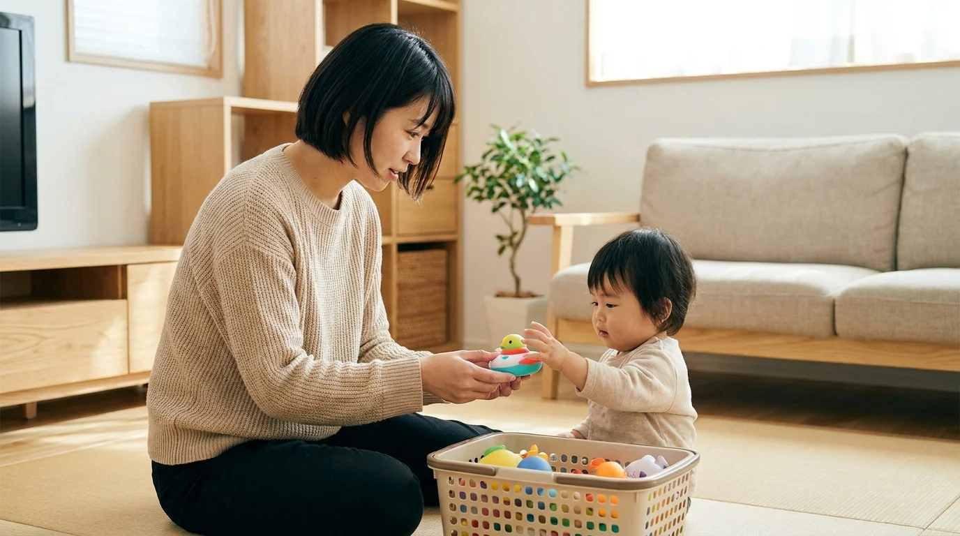 いつからお風呂おもちゃを使える？