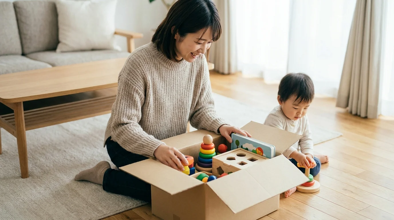 対応年齢や届くおもちゃの個数は?